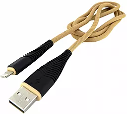 Кабель Walker C550 USB-A - Lightning 12w 2.4a 1м cable Gold - фото Кабель Walker C550 USB-A - Lightning 12w 2.4a 1м cable Gold