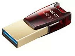 Флешка Apacer AH180 32GB Type-C Dual USB 3.1 Red (AP32GAH180R-1) - фото Флешка Apacer AH180 32GB Type-C Dual USB 3.1 Red (AP32GAH180R-1)