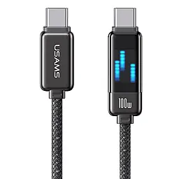 Кабель Usams US-SJ744 Meteor Ser. USB Type-C - Type-C 60w 3a 1.2м PD cable Tarnish - фото Кабель Usams US-SJ744 Meteor Ser. USB Type-C - Type-C 60w 3a 1.2м PD cable Tarnish