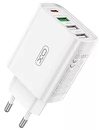 Сетевое зарядное устройство XO L120 20w PD 3xUSB-A/USB-C ports charger white - миниатюра 3