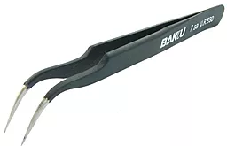 Пінцет Baku BK-SS sa чорний антистатичне покриття - мініатюра 2