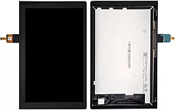 Дисплей для планшета Lenovo Yoga Tablet 3 X50 (YT3-X50M, YT3-X50F, YT3-X50L, зеленый шлейф) + Touchscreen (original) Black
