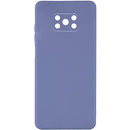 Чехол Silicone Case Candy Full Camera для Xiaomi Poco X3 NFC / Poco X3 Pro Mist blue