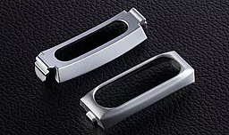 Сменный ремешок для фитнес трекера Xiaomi Mi Band 2 EMMIFIT Steel Sportswear Black & Gold - миниатюра 2