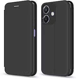 Чехол-книжка MAKE Flip для Oppo A3, A3X Black (MCP-OA3/A3X) - фото Чехол-книжка MAKE Flip для Oppo A3, A3X Black (MCP-OA3/A3X)