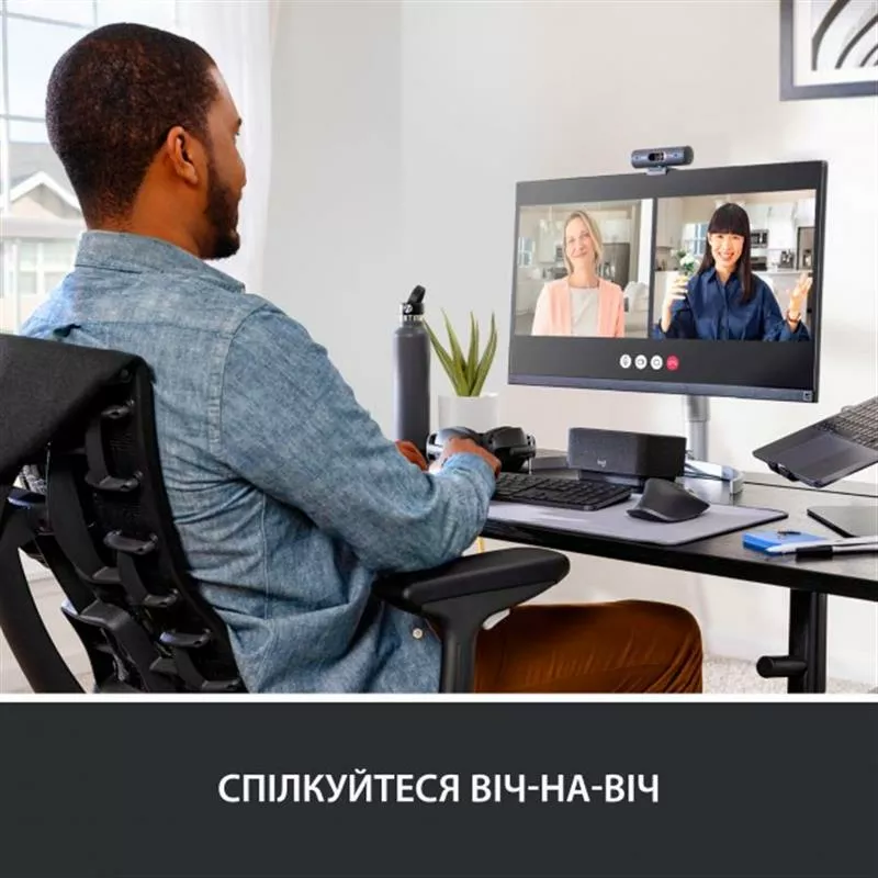 Веб-камера Logitech Brio 500 Graphite (960-001422) - фото 9