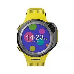 Смарт-часы ELARI KidPhone 4G Round Yellow (KP-4GRD-Y) - миниатюра 2