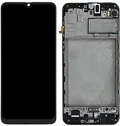 Дисплей Samsung Galaxy M31 M315 з тачскріном і рамкою, (OLED), Black