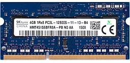 Оперативна пам'ять для ноутбука Hynix SO-DIMM DDR3L 1600MHz 4GB (HMT451S6BFR8A-PBN0)