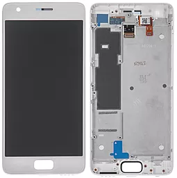 Дисплей Lenovo Zuk Z2, Z2 Plus (Z2131, Z2132) с тачскрином и рамкой, White - фото Дисплей Lenovo Zuk Z2, Z2 Plus (Z2131, Z2132) с тачскрином и рамкой, White
