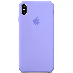 Чехол Silicone Case для Apple iPhone XS Max Lilac Blue