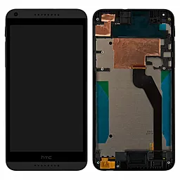 Дисплей HTC Desire 816G (D816h) с тачскрином и рамкой, Black