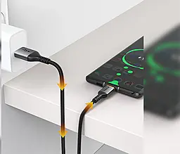 Кабель Cabletime USB-A - Type-C 15w 3a 1.5м cable black (CA30J) - миниатюра 2 Кабель Cabletime USB-A - Type-C 15w 3a 1.5м cable black (CA30J) - миниатюра 2