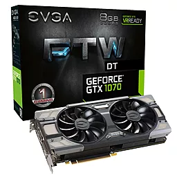 Видеокарта EVGA GeForce GTX 1070 FTW DT GAMING ACX 3.0 (08G-P4-6274-KR)
