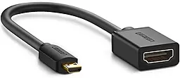 Видео переходник (адаптер) Ugreen micro HDMI - HDMI v2.0 4k 60hz 0.22m black (20134) - миниатюра 2