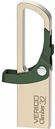 Флешка Verico USB 32Gb Climber (1UDOV-RFGN33-NN) Green - фото Флешка Verico USB 32Gb Climber (1UDOV-RFGN33-NN) Green