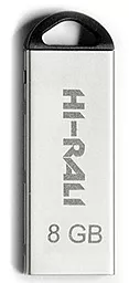 Флешка Hi-Rali Fit Series 8GB USB 2.0 (HI-8GBFITSL) Silver