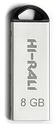 Флешка Hi-Rali Fit Series 8GB USB 2.0 (HI-8GBFITSL) Silver - фото Флешка Hi-Rali Fit Series 8GB USB 2.0 (HI-8GBFITSL) Silver