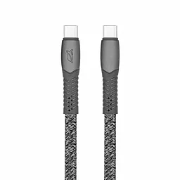 Кабель RivaCase USB Type-C - Type-C 15w 3a 1.2м сable Gray (PS6105 GR12) - фото Кабель RivaCase USB Type-C - Type-C 15w 3a 1.2м сable Gray (PS6105 GR12)