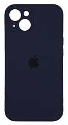 Чохол Silicone Case Full Camera для Apple iPhone 15 Midnight Blue