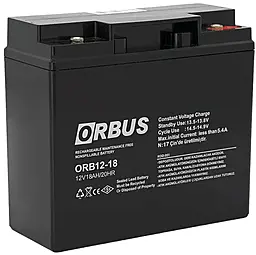 Аккумуляторная батарея Orbus 12V 18 Ah AGM (ORB12-18) - фото Аккумуляторная батарея Orbus 12V 18 Ah AGM (ORB12-18)