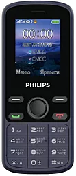 Мобильный телефон Philips Xenium E111 Blue - фото Мобильный телефон Philips Xenium E111 Blue