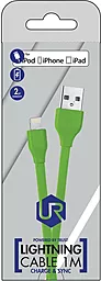 Кабель USB Trust Urban Revolt Lightning Cable 1m Lime - миниатюра 7