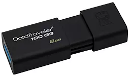 Флешка Kingston 8Gb DataTraveler 100 Generation 3 USB3.0 (DT100G3/8GB) Black - фото Флешка Kingston 8Gb DataTraveler 100 Generation 3 USB3.0 (DT100G3/8GB) Black