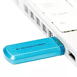 Флешка Silicon Power 64GB USB Helios 101 (SP064GBUF2101V1B) Blue - мініатюра 4