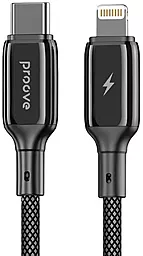 USB PD Кабель Proove Dense Metal 27W USB Type-C - Lightning Cable Black