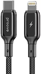 Кабель Proove Dense Metal USB Type-C - Lightning 27w 3a 1м PD сable Black - фото Кабель Proove Dense Metal USB Type-C - Lightning 27w 3a 1м PD сable Black