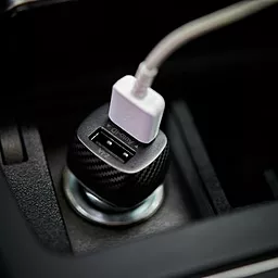 Автомобильное зарядное устройство MOXOM MX-VC07 2.4a 2xUSB-A ports car charger black - миниатюра 6