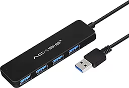 Мультипортовий USB-A хаб Acasis AB3-L412 5-in-1 black - фото Мультипортовий USB-A хаб Acasis AB3-L412 5-in-1 black