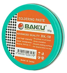 BGA паста Baku BK-50G 50 г в пластиковой емкости - фото BGA паста Baku BK-50G 50 г в пластиковой емкости