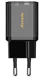 Сетевое зарядное устройство Proda 20w PD USB-C/USB-A ports charger black (PD-A49-BK) - фото Сетевое зарядное устройство Proda 20w PD USB-C/USB-A ports charger black (PD-A49-BK)