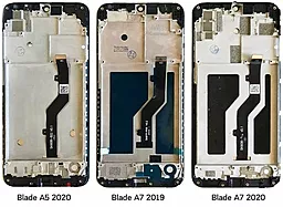 Дисплей ZTE Blade A7 2019 (SKI608-B09 V0.1) з тачскріном і рамкою, Black - мініатюра 2