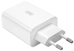 Сетевое зарядное устройство XO L120 20w PD/QC3.0 3xUSB-A/USB-C ports USB-C to USB-C cable white - миниатюра 4