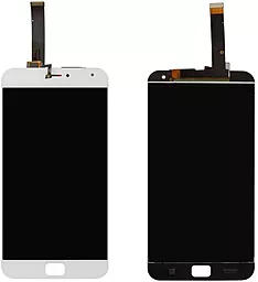Дисплей Meizu MX4 Pro (M462) с тачскрином, White - фото Дисплей Meizu MX4 Pro (M462) с тачскрином, White