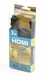 Відеокабель Viewcon HDMI > HDMI v.1.4 2m (VD 093-2м.) - мініатюра 2