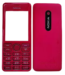 Корпус для Nokia 206 Asha з клавіатурою Red