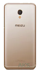 Задня кришка корпусу Meizu MX6 зі склом камери Gold