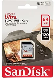 Карта памяти SanDisk SDXC 64GB Ultra Class 10 UHS-I U1 (SDSDUN4-064G-GN6IN) - миниатюра 4