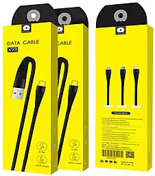 Кабель WUW X98 USB-A - micro USB 12w 2.4a 1м cable Red - мініатюра 2 Кабель WUW X98 USB-A - micro USB 12w 2.4a 1м cable Red - мініатюра 2