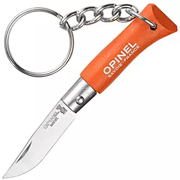 Ніж Opinel Keychain №2 Inox (001428-t) Orange - фото Ніж Opinel Keychain №2 Inox (001428-t) Orange