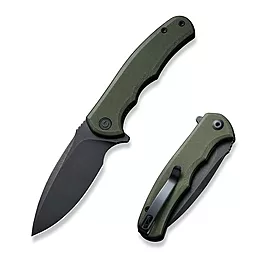 Нож Civivi Mini Praxis C18026C-1 Black-Green - фото Нож Civivi Mini Praxis C18026C-1 Black-Green