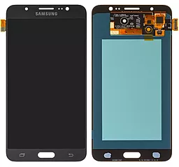 Дисплей Samsung Galaxy J7 J710 2016 з тачскріном, (OLED), Black