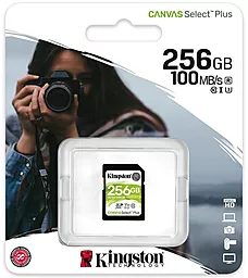 Карта пам'яті Kingston SDXC 256GB Canvas Select Plus Class 10 UHS-I U3 V30 (SDS2/256GB) - мініатюра 3