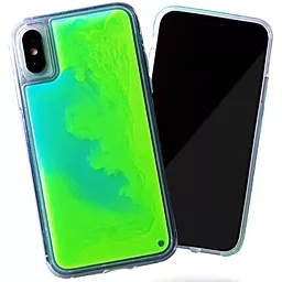 Чехол 1TOUCH Neon Sand Apple iPhone XS Max Green