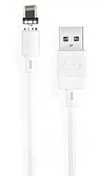 Кабель XO NB187 Magnetic USB-A - Lightning 10.5w 1м cable White - фото Кабель XO NB187 Magnetic USB-A - Lightning 10.5w 1м cable White