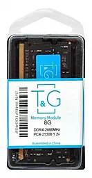 Оперативная память для ноутбука TG 8GB SODIMM DDR4 PC4-25600 3200MHz (TGDR4NB8G3200)